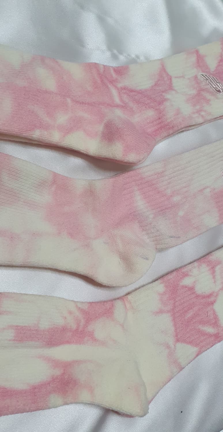 핑크 크림베이지 블랙 타이다이 뉴발란스 양말 삭스 상품이미지3