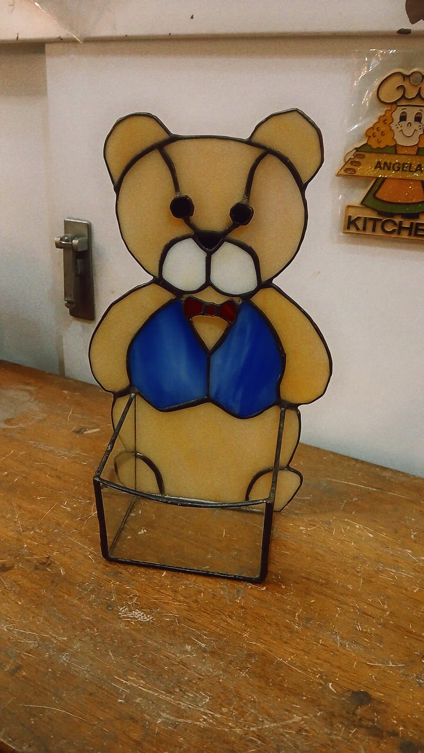 빈티지 스데인드 글라스 곰돌이 상품이미지1