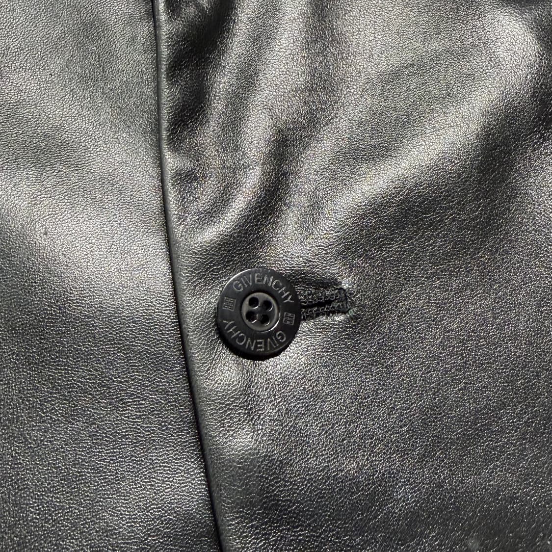 지방시 램스킨 레더 자켓 블랙 105 카 코트 상품이미지3