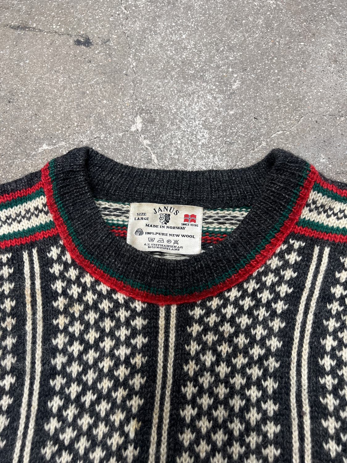 노르웨이 JANUS 노르딕 해비울 스웨터 상품이미지3