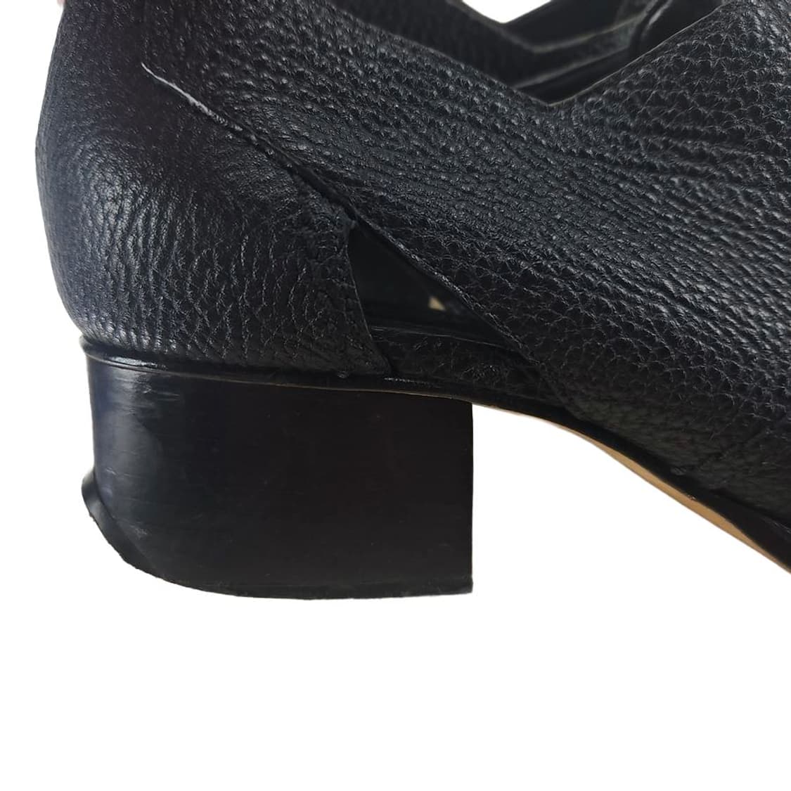 [여38]알렉산더왕 블랙 레더 로퍼[Y63-097] 상품이미지5