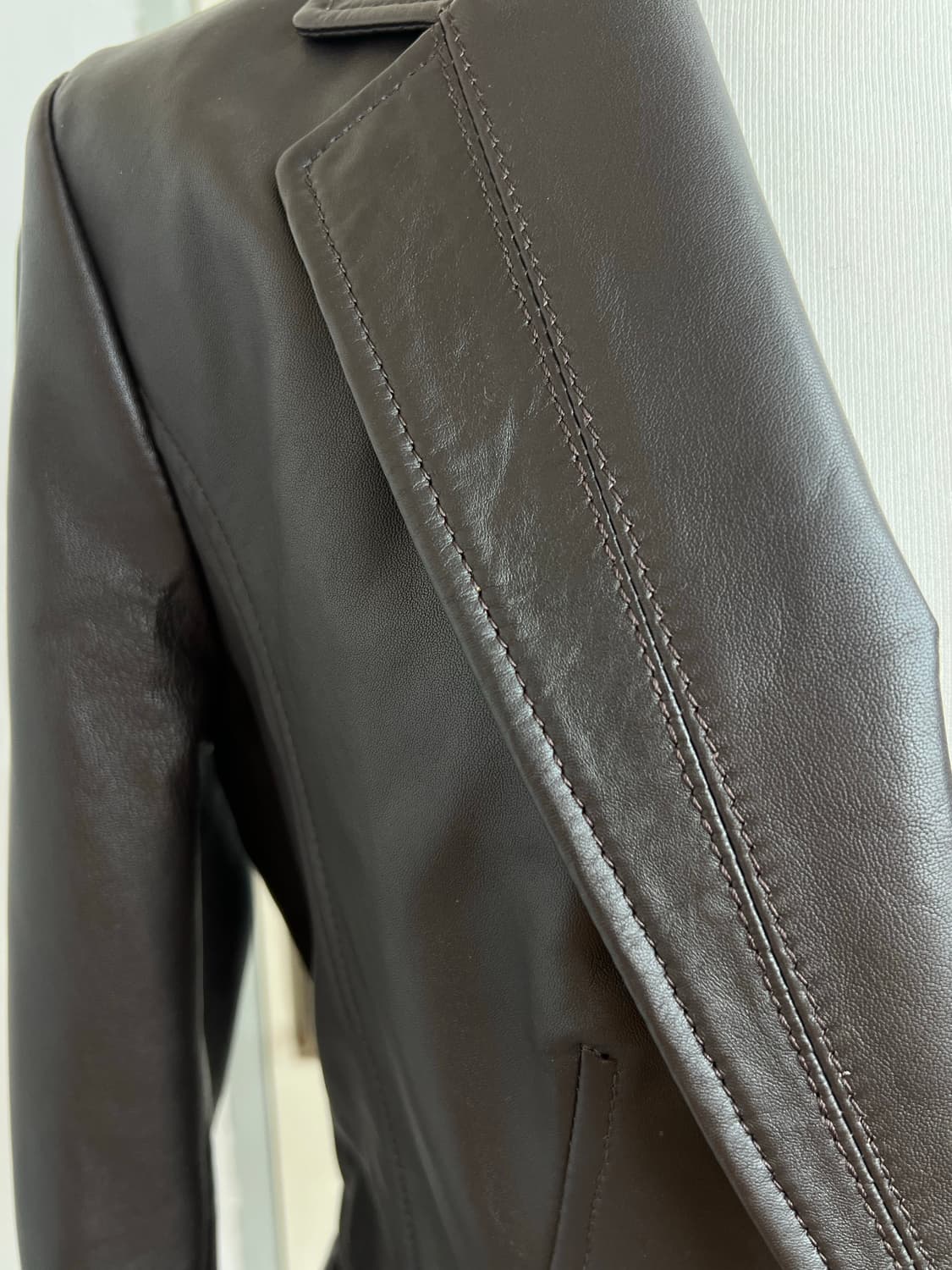 레더 블레이저 자켓 상품이미지6