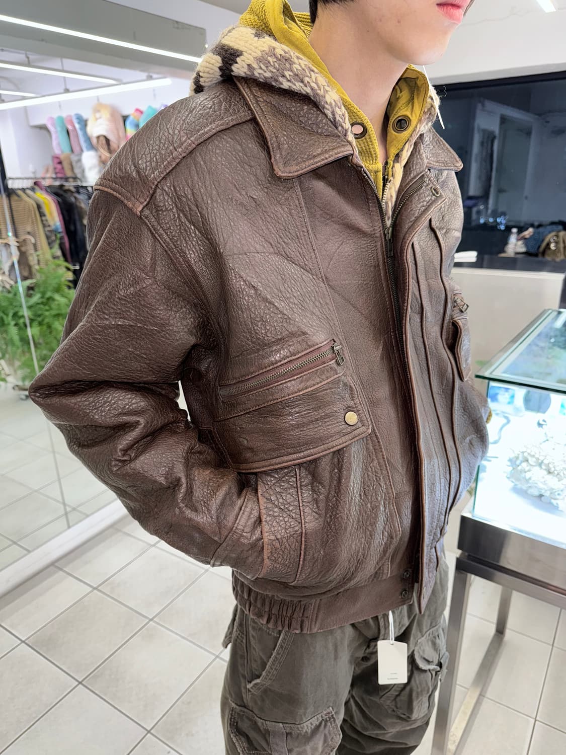 real leather jumper 상품이미지4