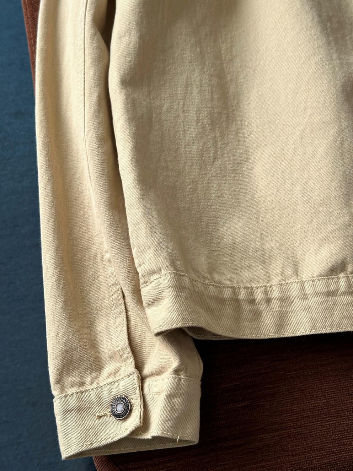 Loose silhouette cotton trucker jacket 상품이미지9