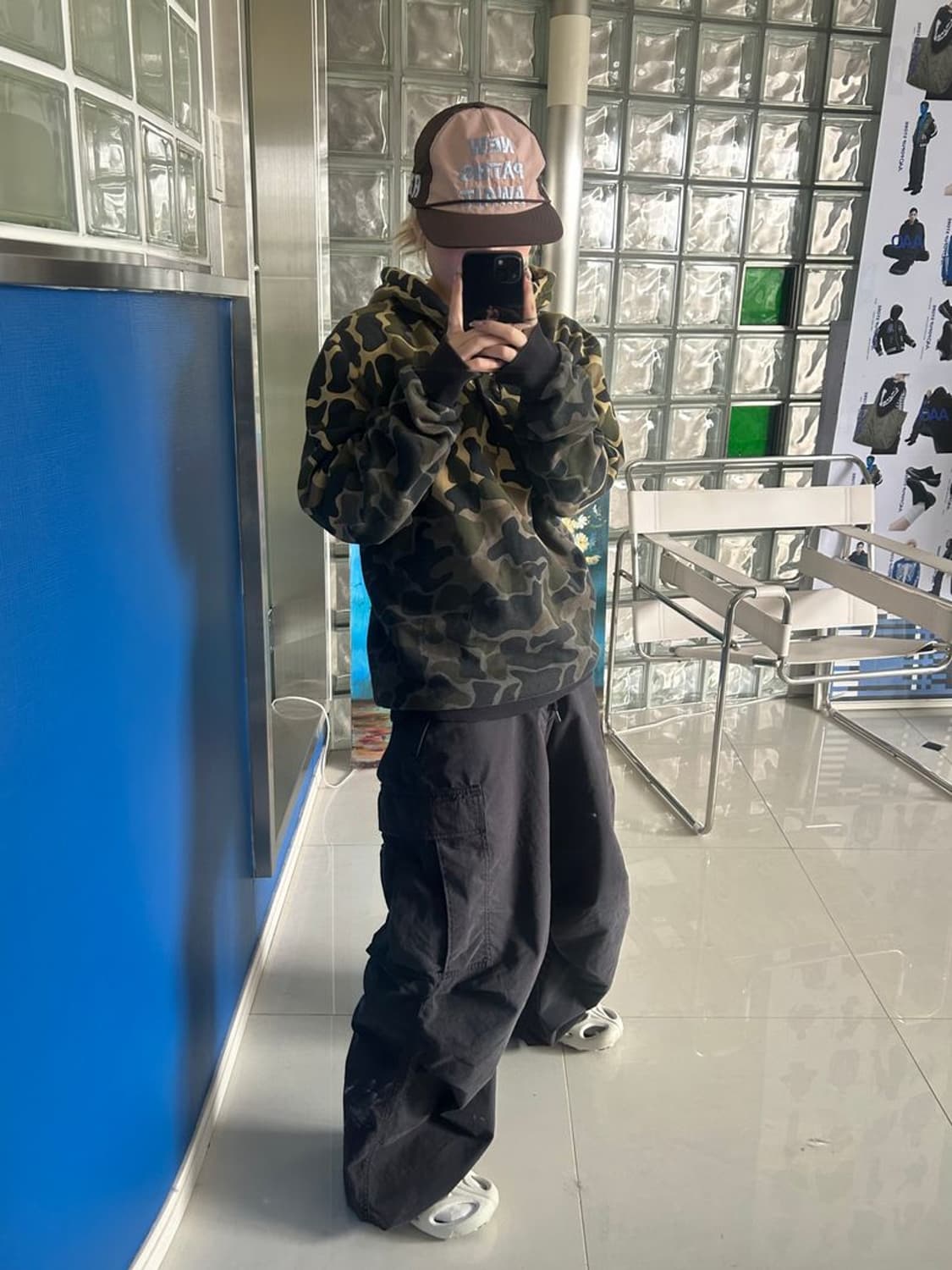CAMO HOODED SWEATSHIRT 카모 후드티 상품이미지2