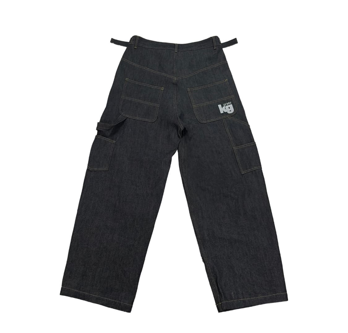 그레일즈 코인서울 카펜터 로우 데님 팬츠 인디고 상품이미지1