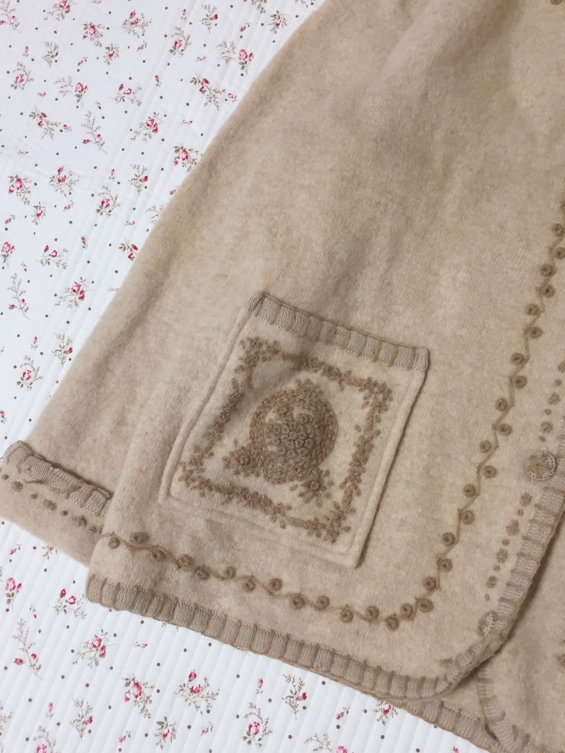 빈티지 모리걸 자수 가디건 상품이미지3