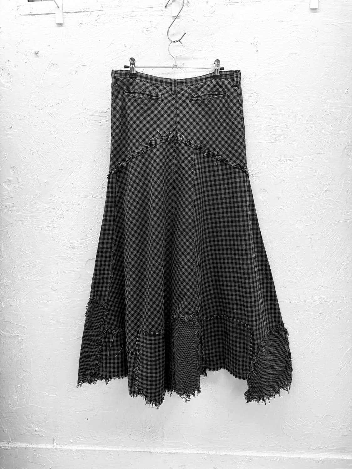 ozone rocks 컷오프 체크 플레어 스커트 상품이미지6