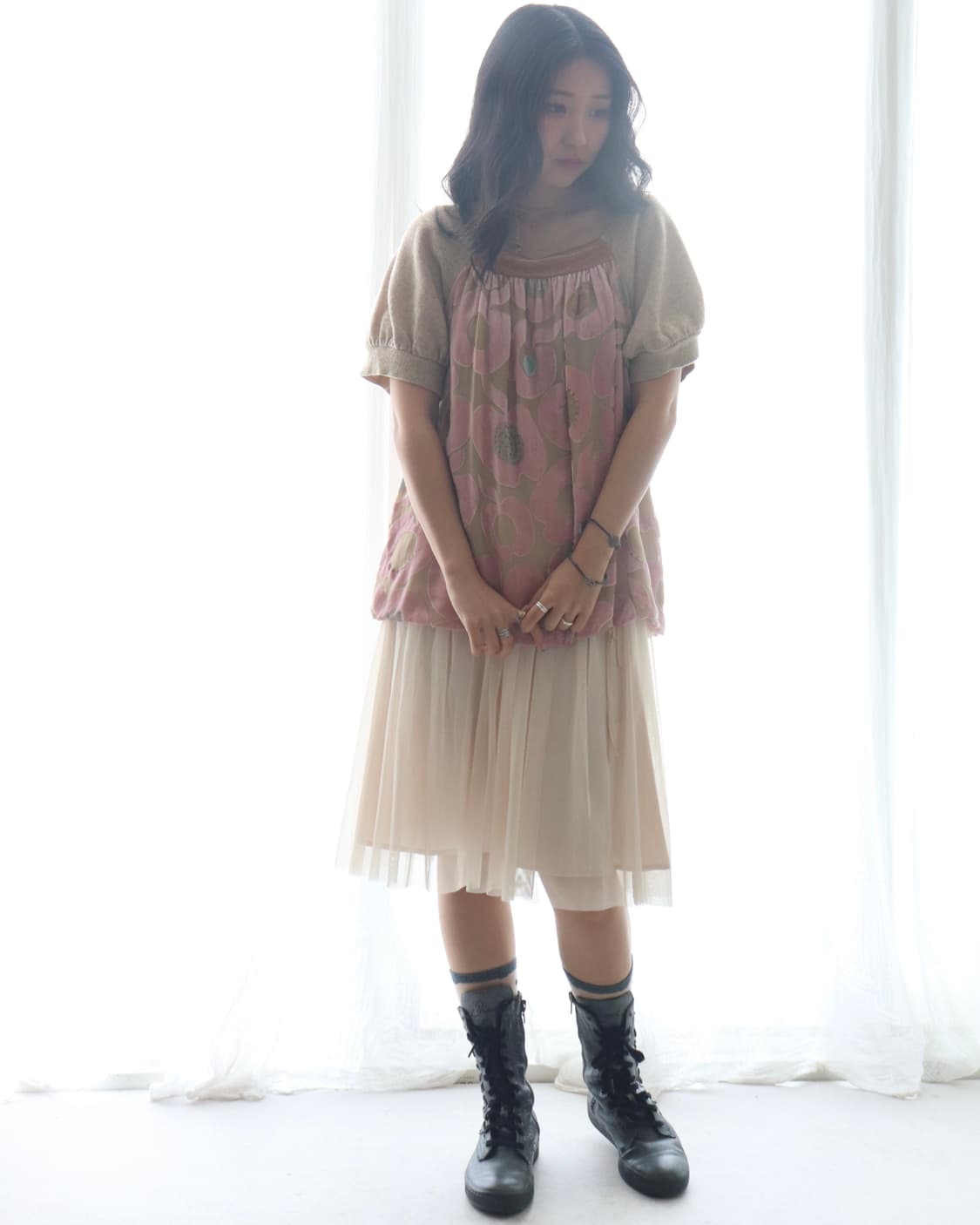 [Tsumori Chisato] Silk Knit Blend Blouse 상품이미지5