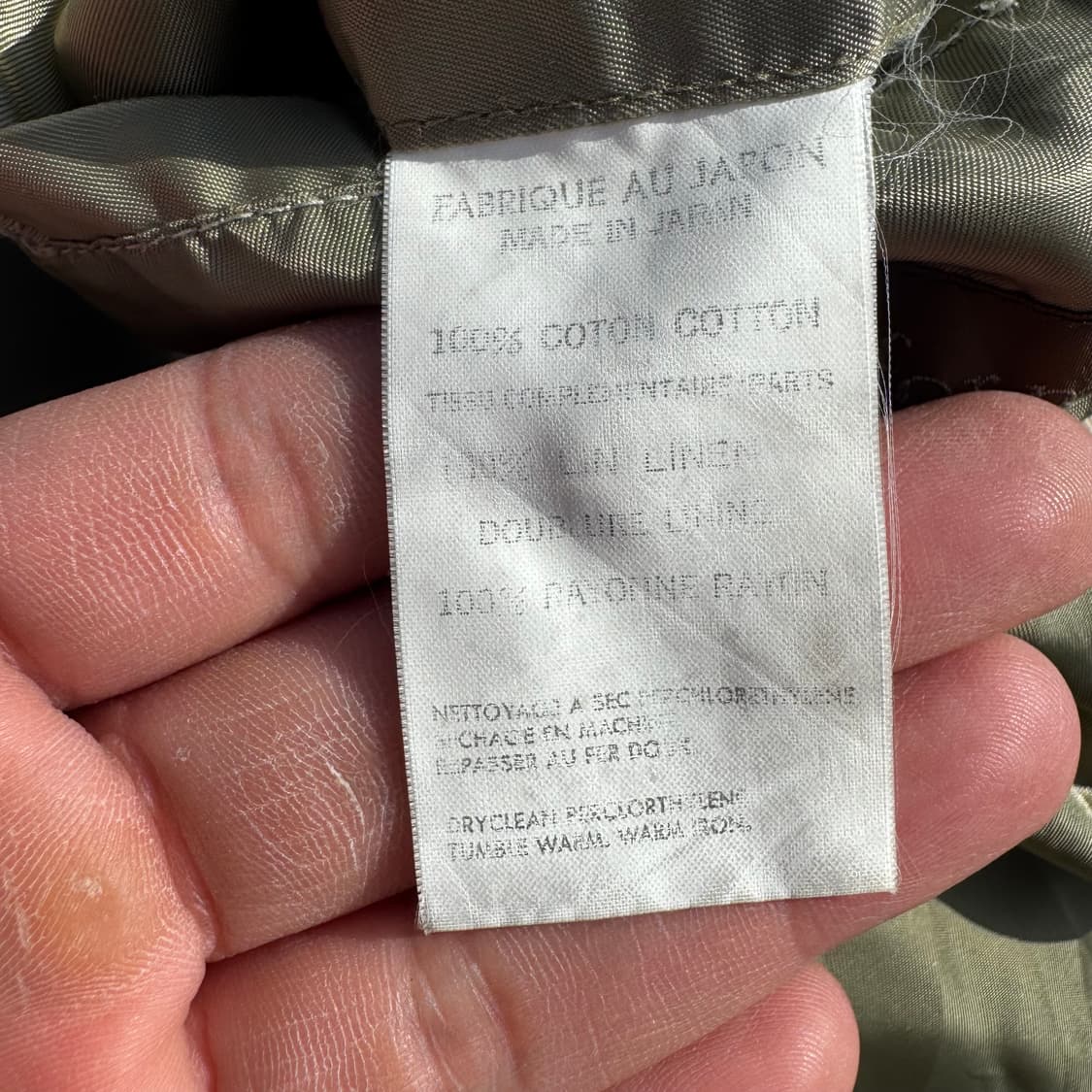 [L] Y's For men 코튼 트윌 집업 자켓 상품이미지10