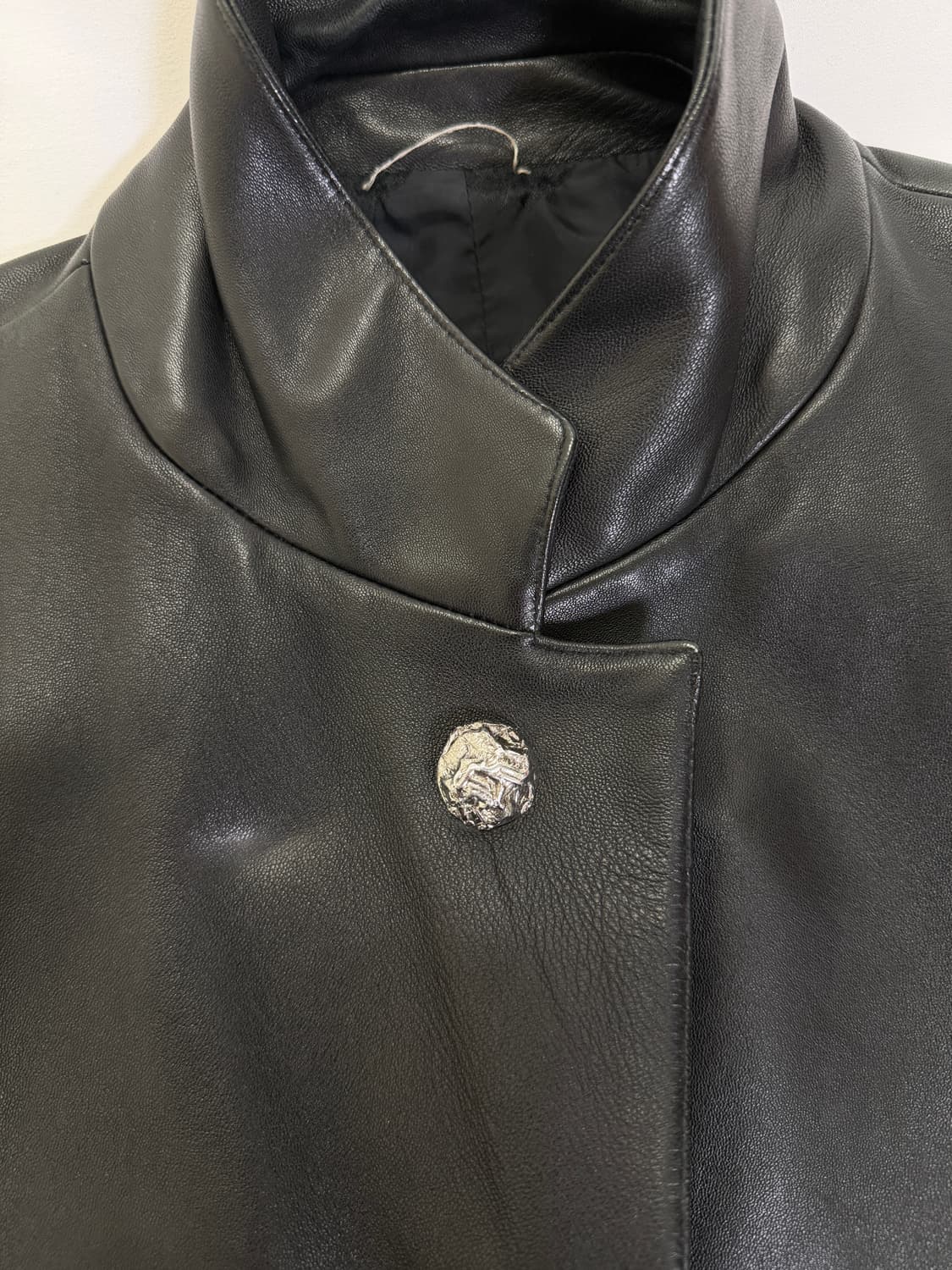 90s 지아니 베르사체 아카이브 레더 자켓 상품이미지4