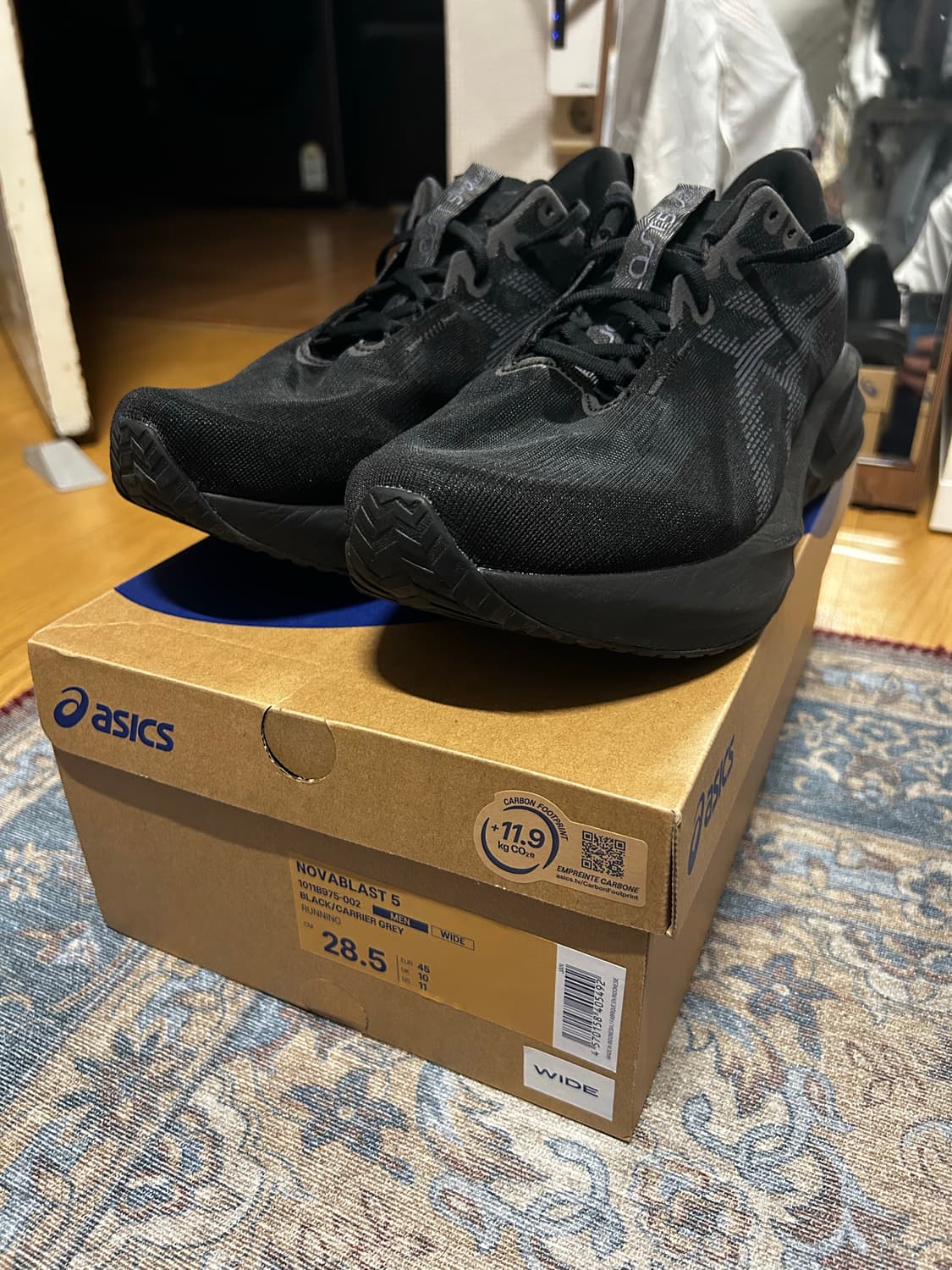 [마일리지7km] 아식스 노바블라스트5 2e 285 상품이미지1