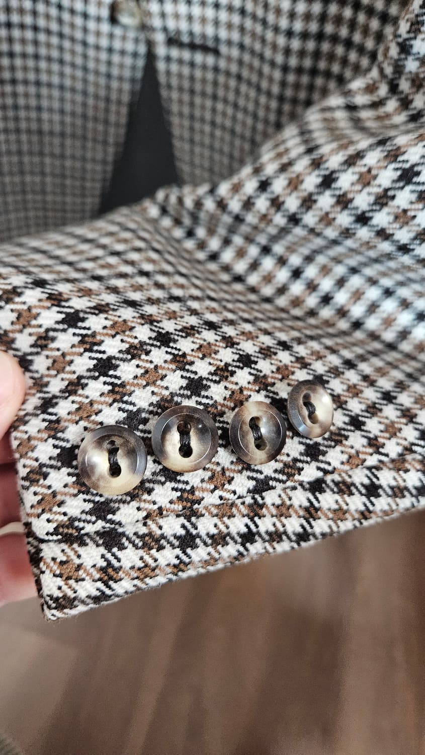 옥스포드 클로스 Oxxford 체크 블레이저 XL 110 상품이미지3