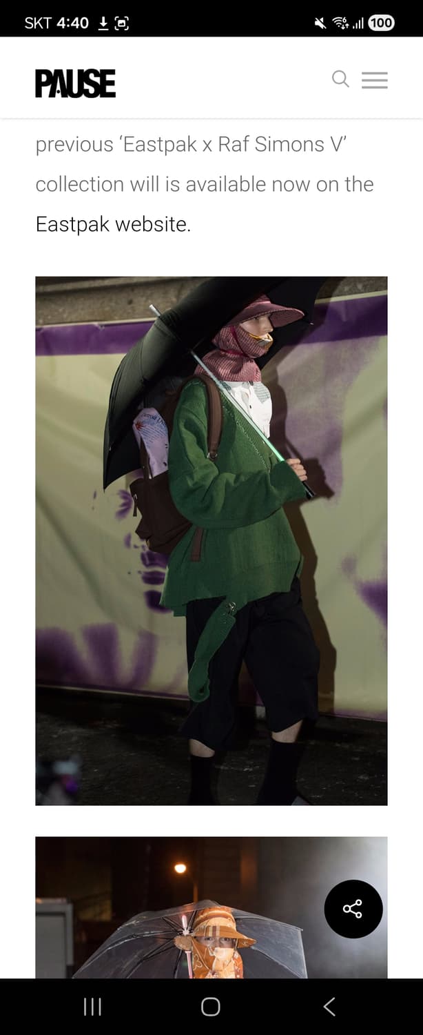 Raf Simons X Eastpak 18ss backpack 상품이미지2