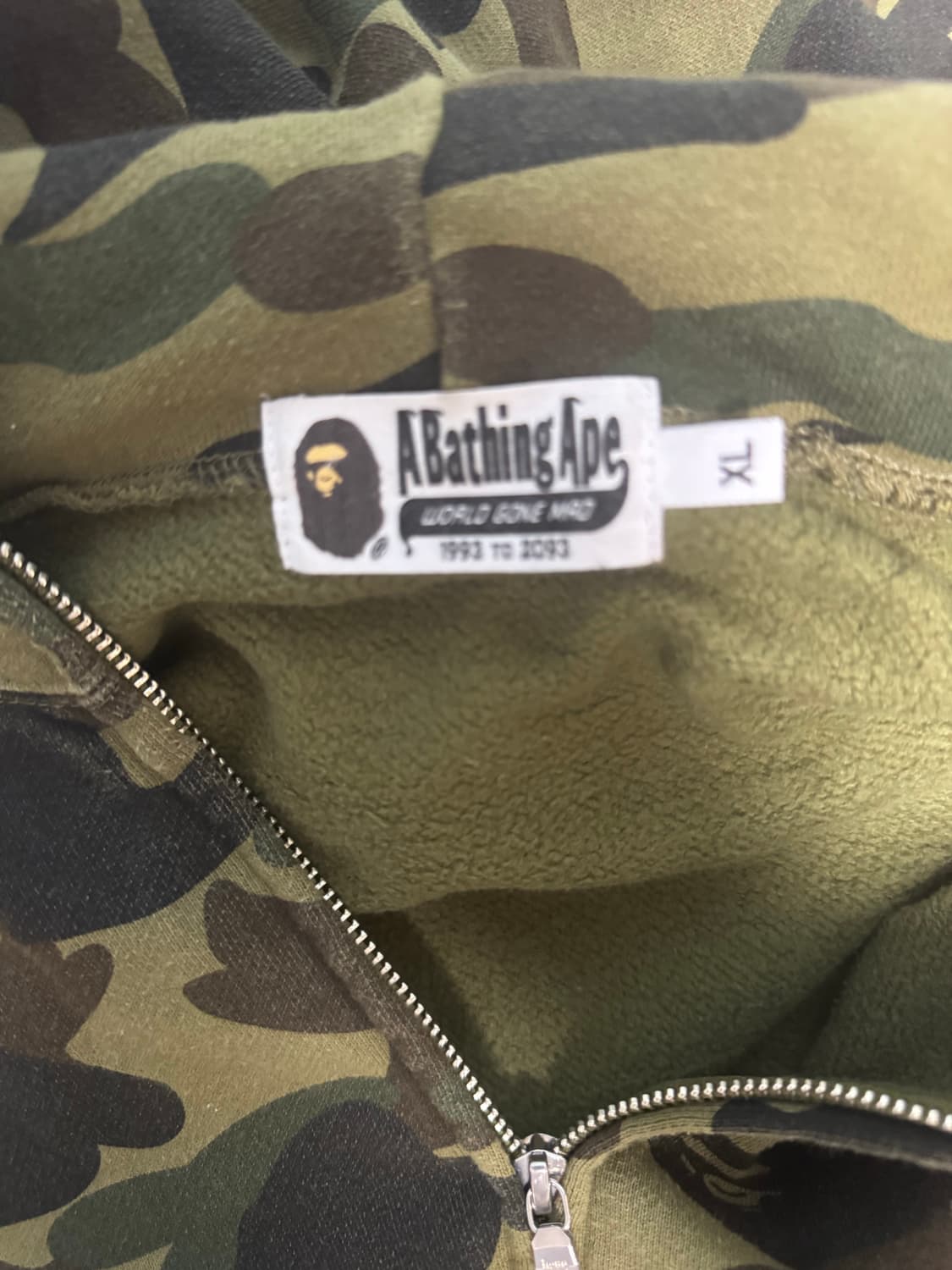 베이프 카모 샤크 풀집업 후드 상품이미지4