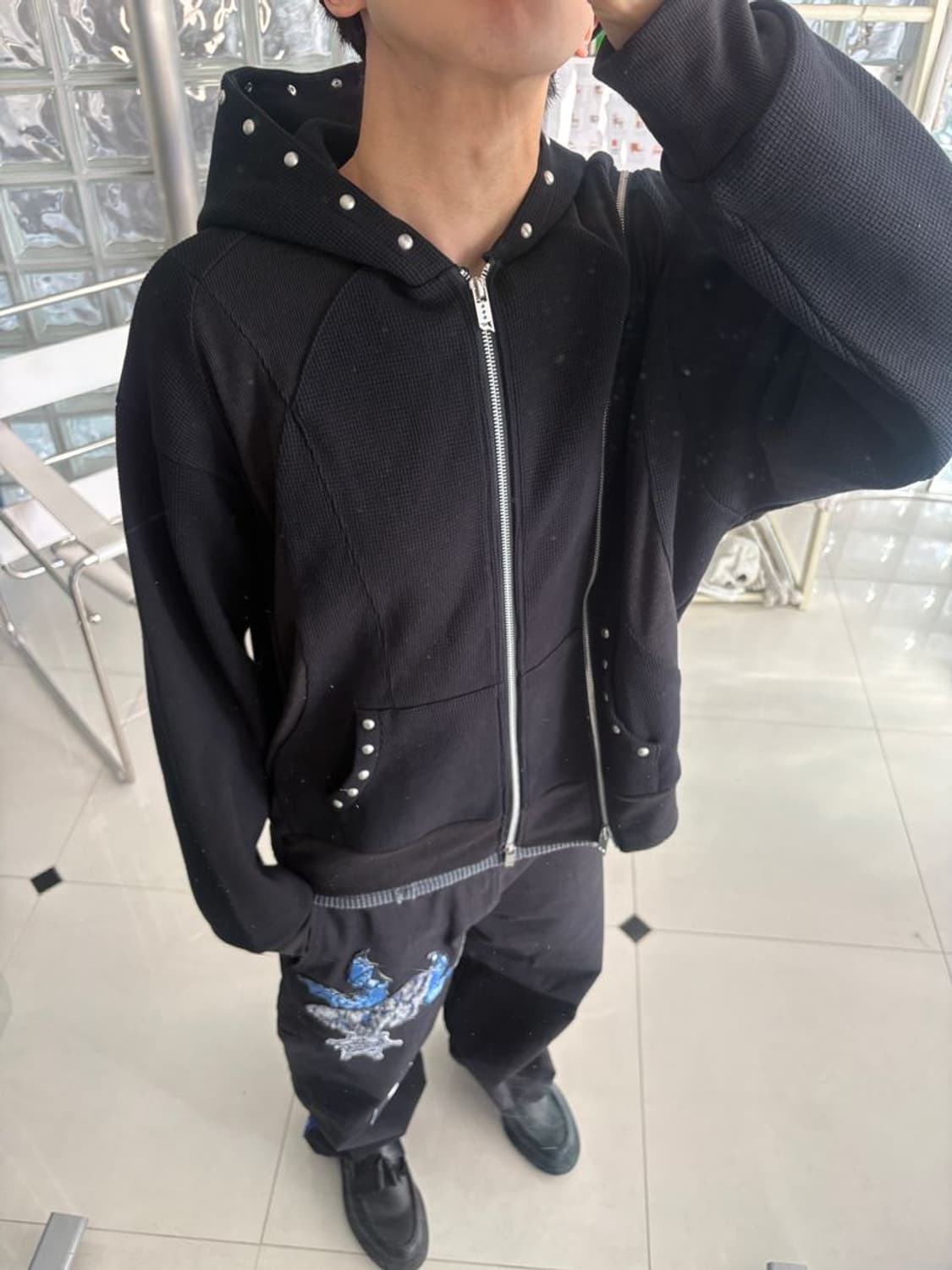 THERMAL MULTI-ZIP REBUILD HOODIE 상품이미지2