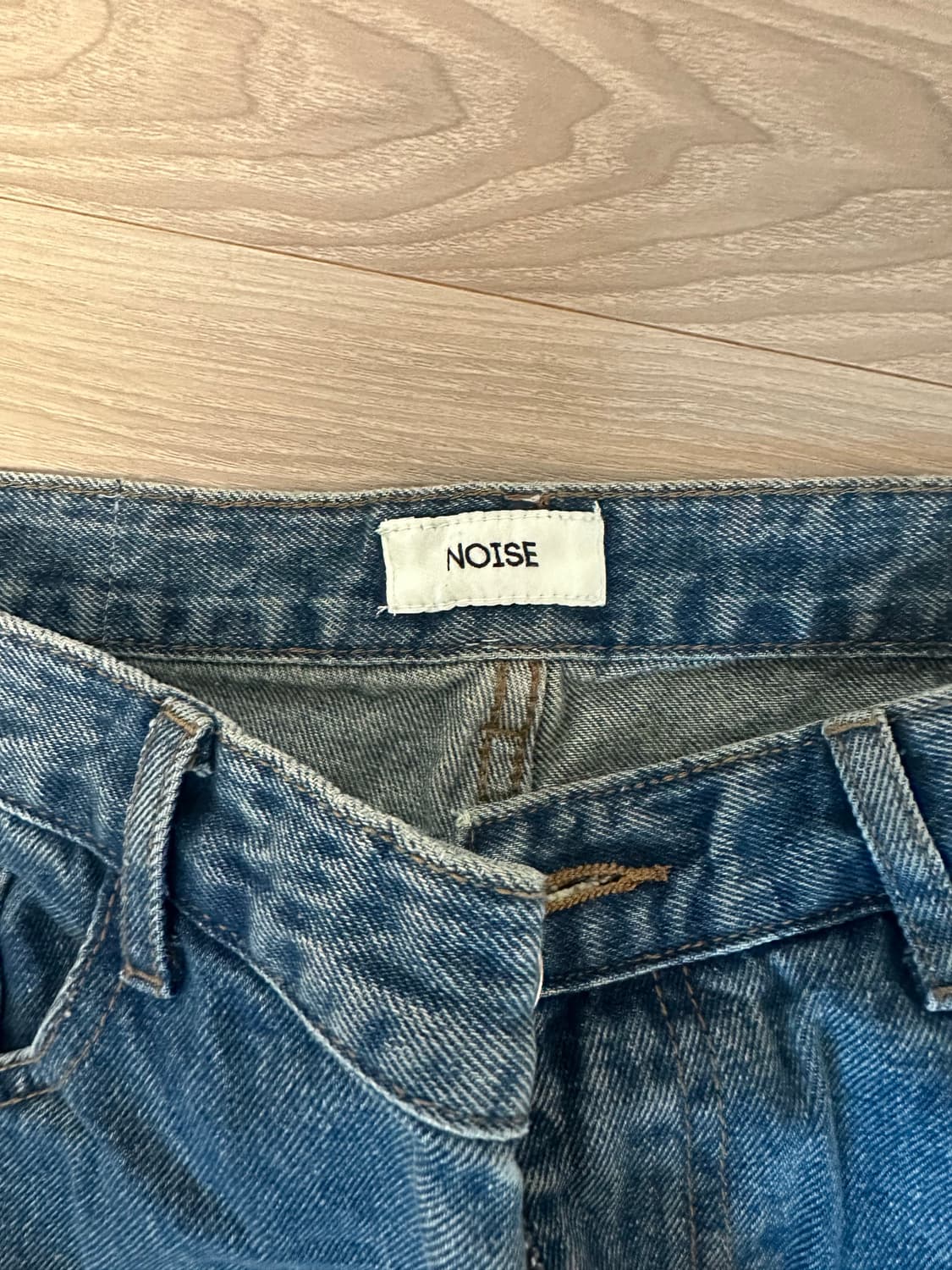 노이즈 세미 플레어 데님 진 L 상품이미지3