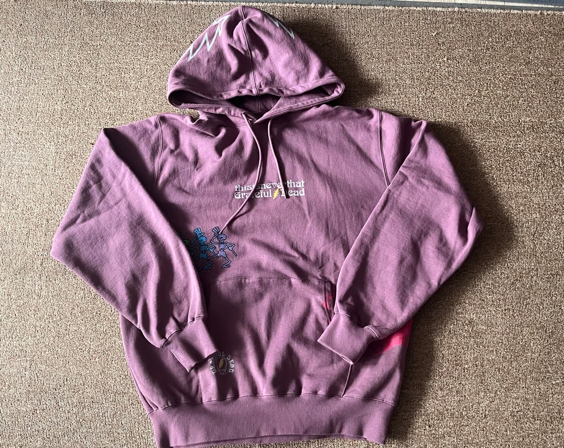 디스이즈네버댓 x 그레이트풀데드 후드 플럼 상품이미지1