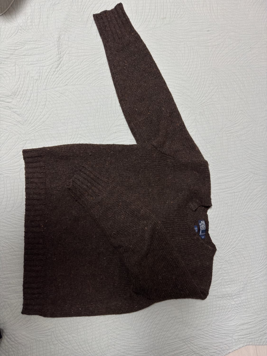 폴로 브라운 니트 L(100-103) 상품이미지1