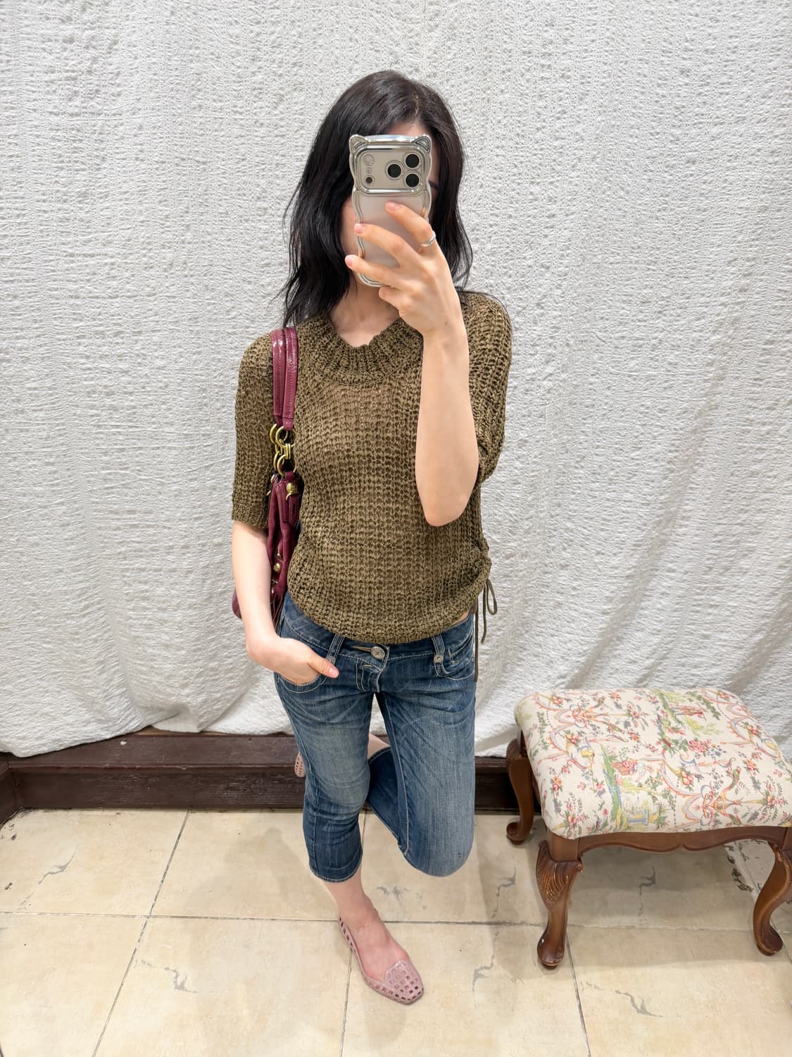 Raw Earth Net Knit 상품이미지1