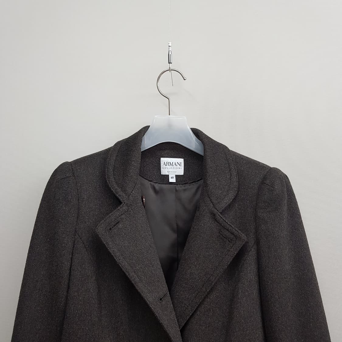 아르마니 꼴레지오니 이탈리아 울 더블 롱코트 40사이즈 상품이미지3
