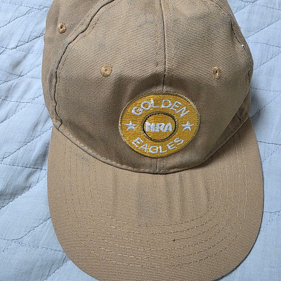 [OS] 빈티지 NRA 골든 이글 6패널 볼캡 베이지 상품이미지2