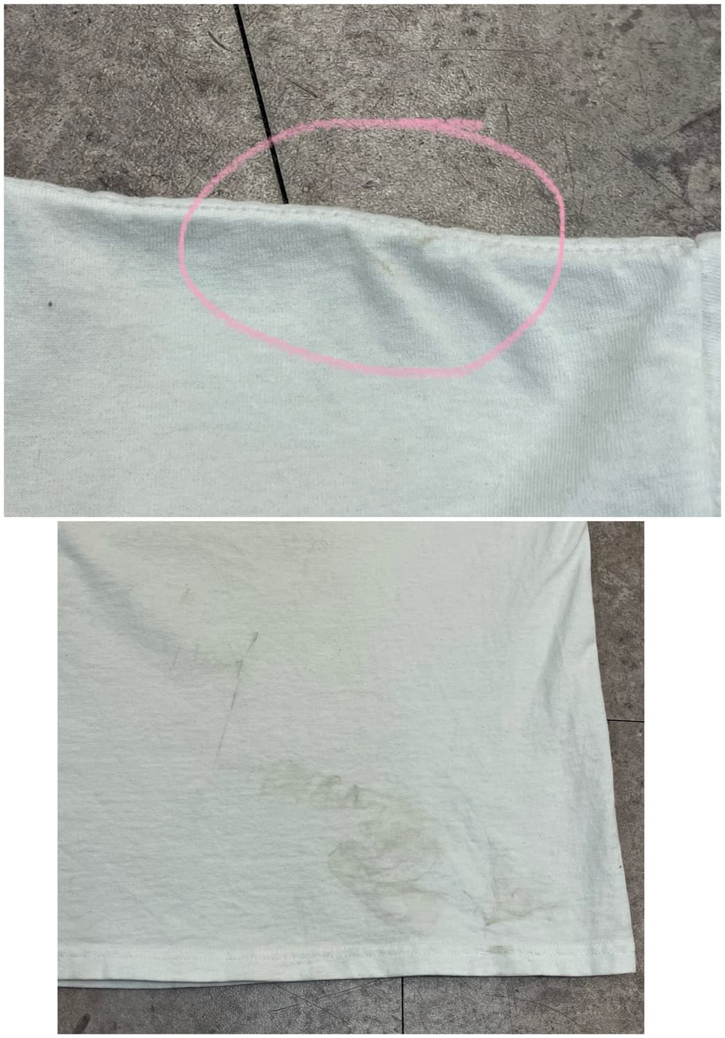 스투시 로스엔젤레스 반팔티 화이트 M #csz2997 상품이미지8