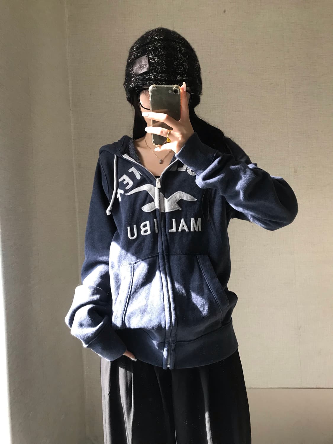 홀리스터 네이비 후드집업 상품이미지4