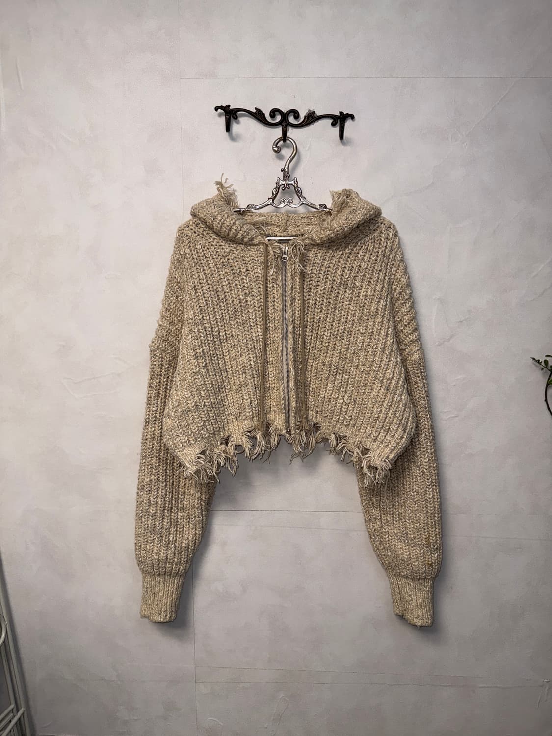 GATELESS Lip zip-up beige 상품이미지1