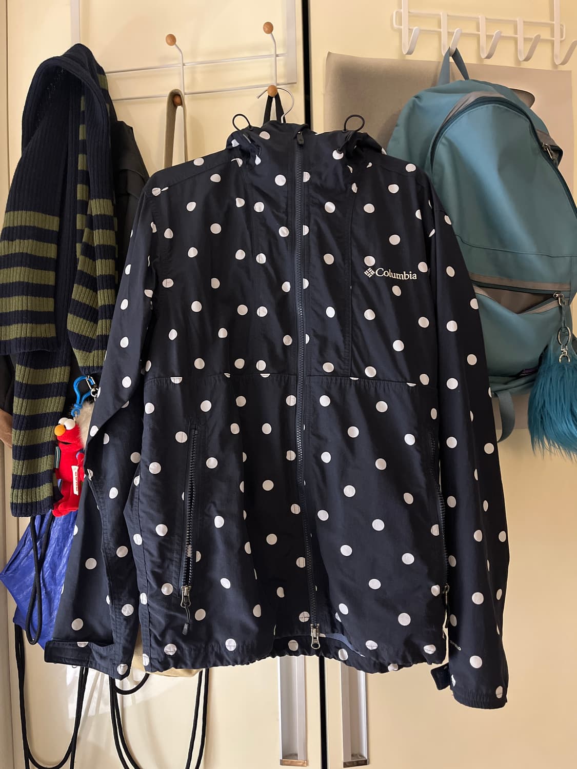 컬럼비아 도트 바람막이 자켓 상품이미지1