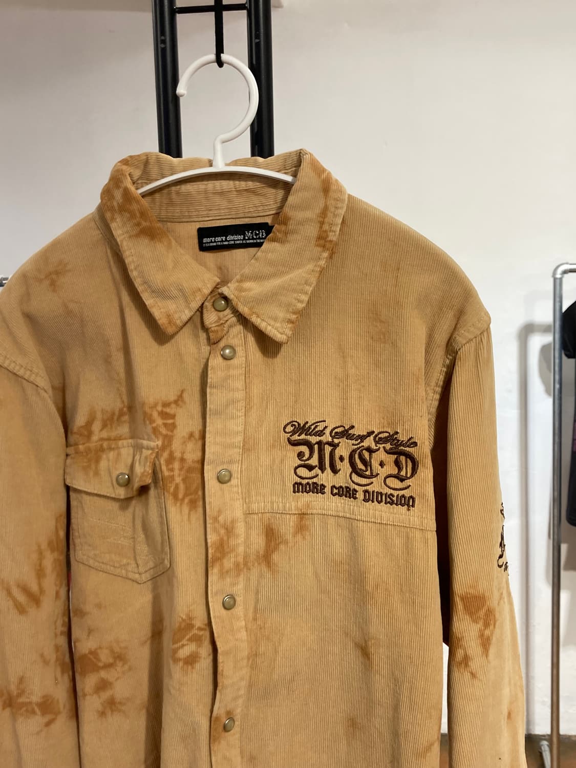 빈티지 레터링 브라운 셔츠 상품이미지7