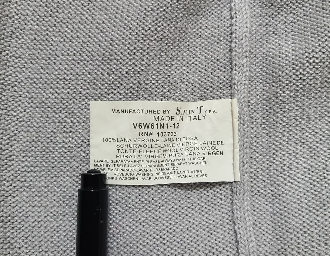 Armani Jeans 100% 라나 울 집업 M 95 라이트그레이 상품이미지5