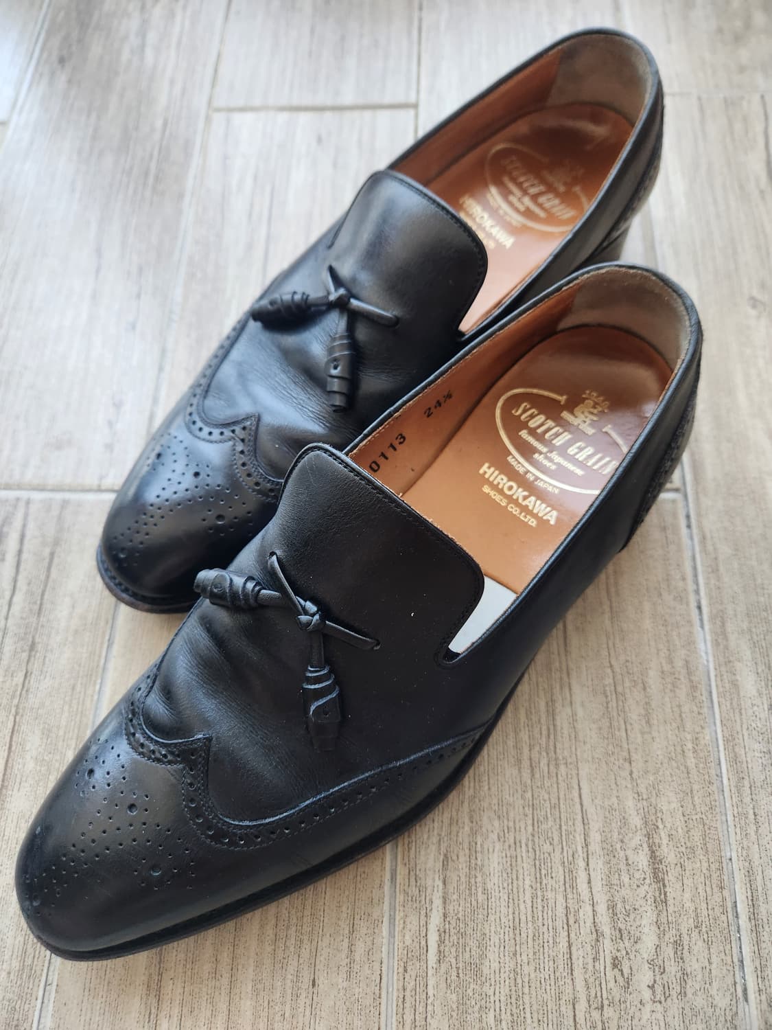 일본 스카치그레인 T0113 태슬로퍼 윙팁 (245) 발볼EEE 상품이미지1