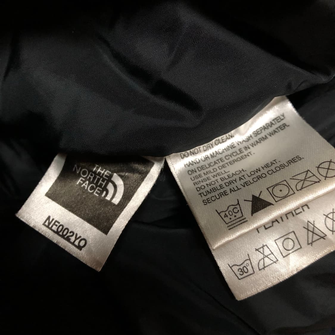 노스페이스 눕시 패딩 800 구스다운 네이비 상품이미지5