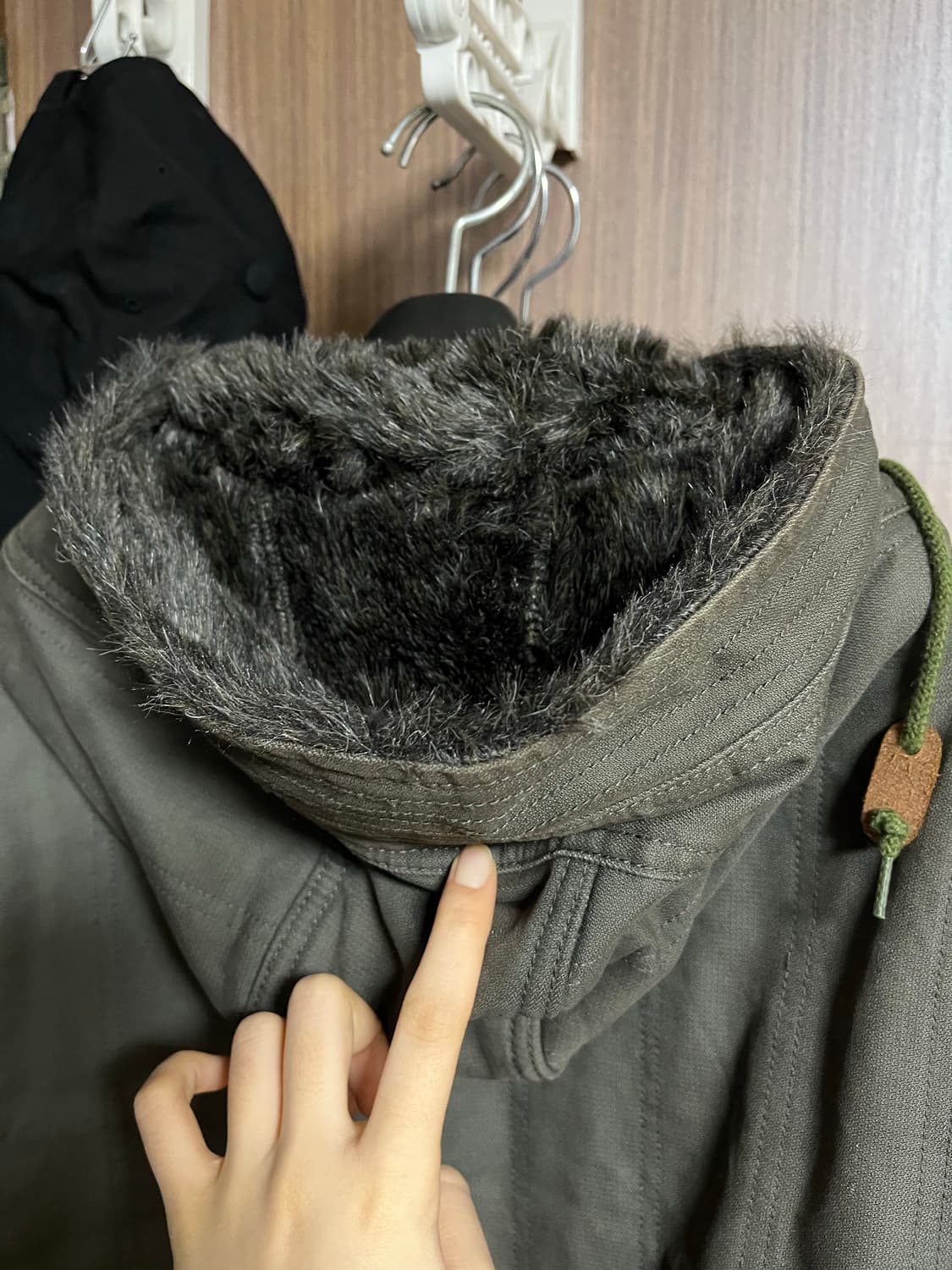 빔즈 퍼 아우터 자켓 상품이미지5