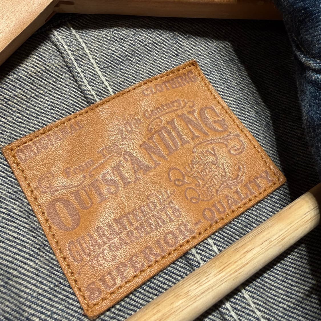 아웃스탠딩 헤비 데님 커버올 자켓 L 상품이미지2