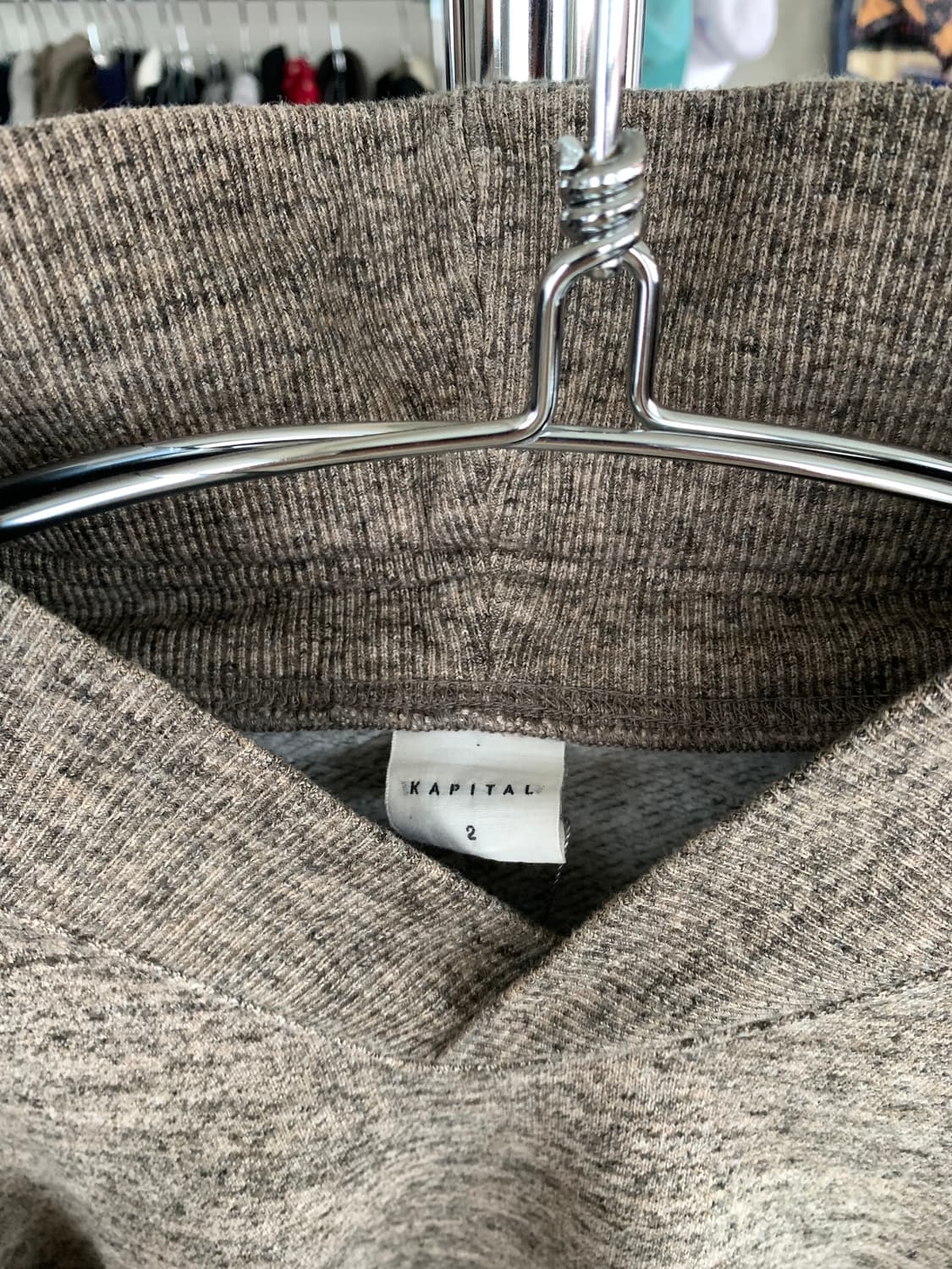 Kapital 캐피탈 브이넥 니트 후드 상품이미지4