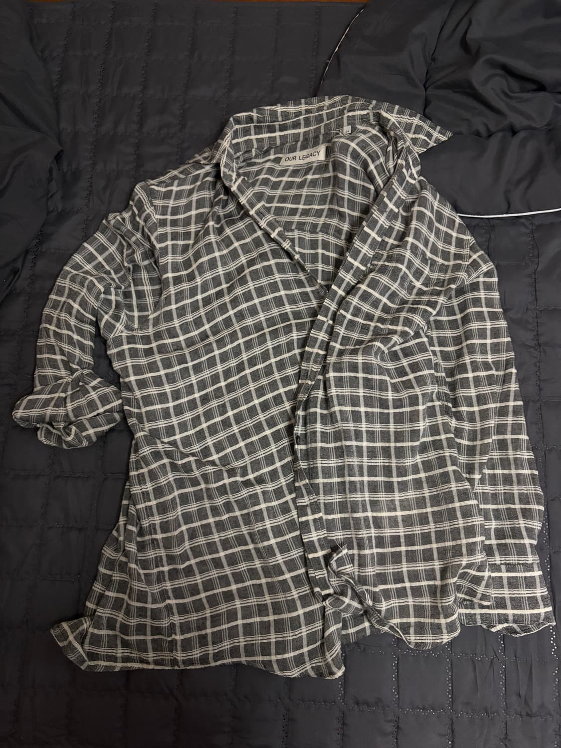 (34) 아워레가시 버로우드 셔츠 다크 그레이 상품이미지1