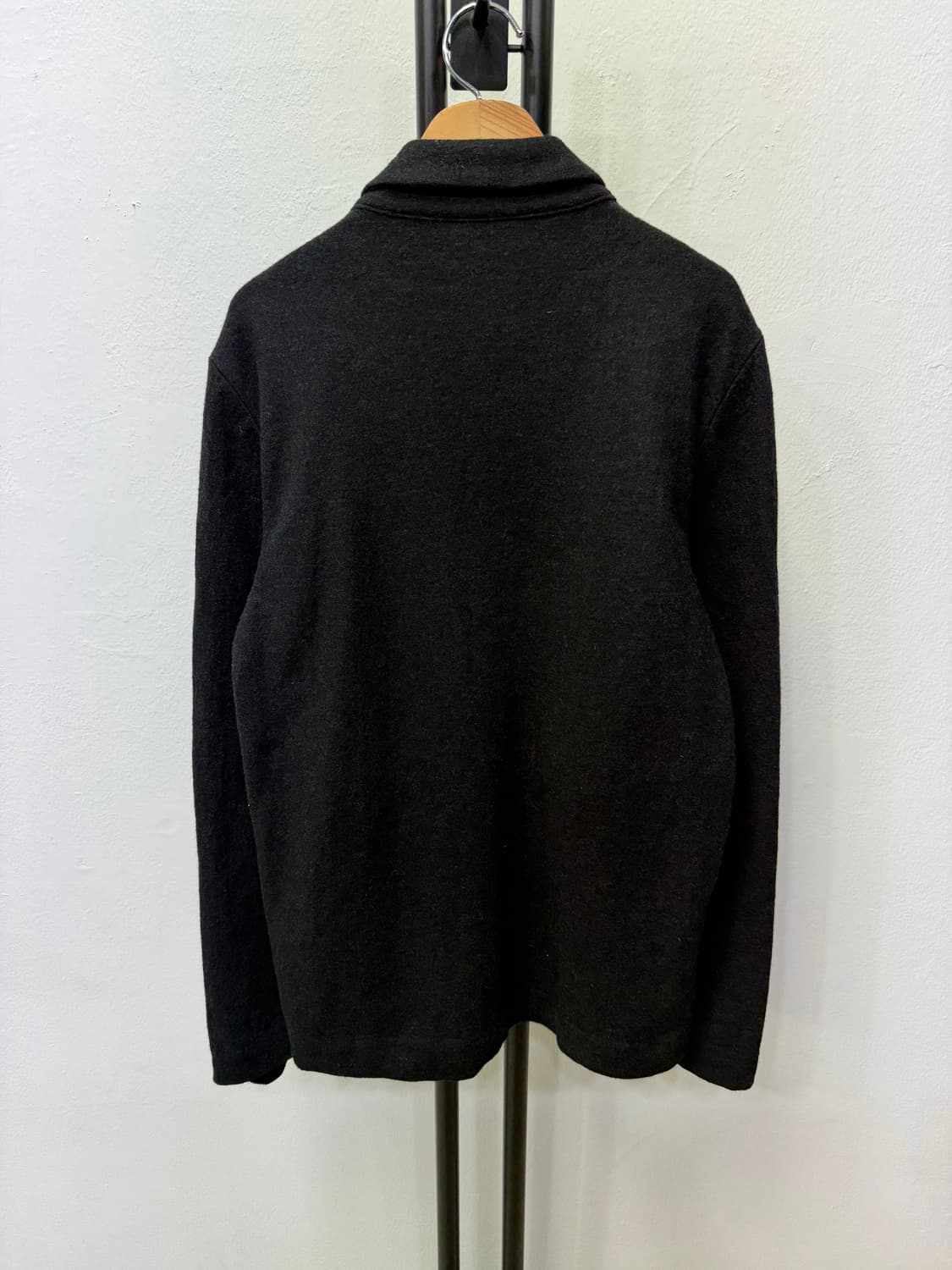 정품) COS 코스 블랙 남성 모직 집업 자켓 S 상품이미지5