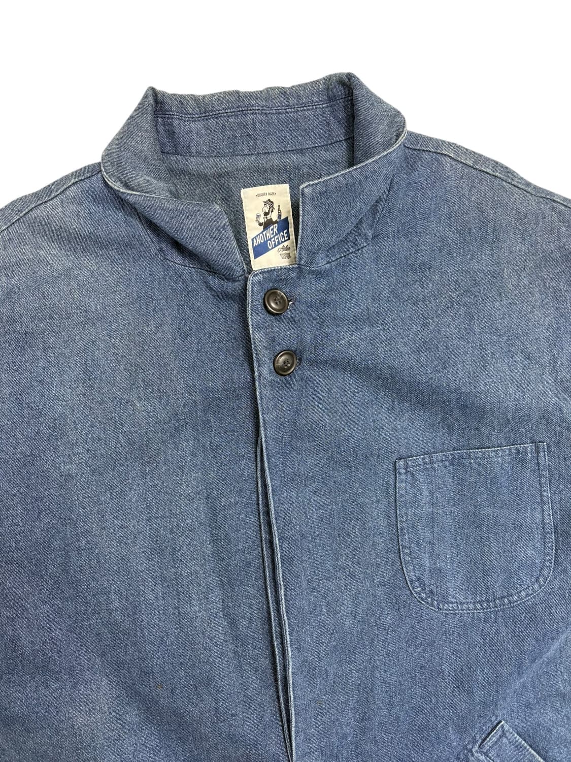 어나더오피스 데님 롱자켓 상품이미지4