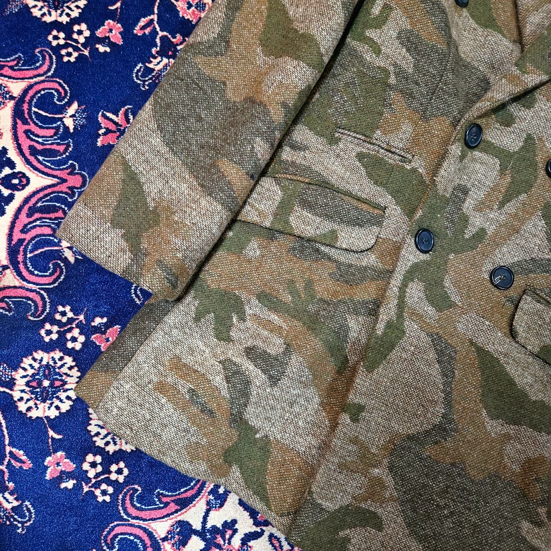 히프노스(Hypnose) 카모플라쥬 누빔 더블 코트 52size 상품이미지3