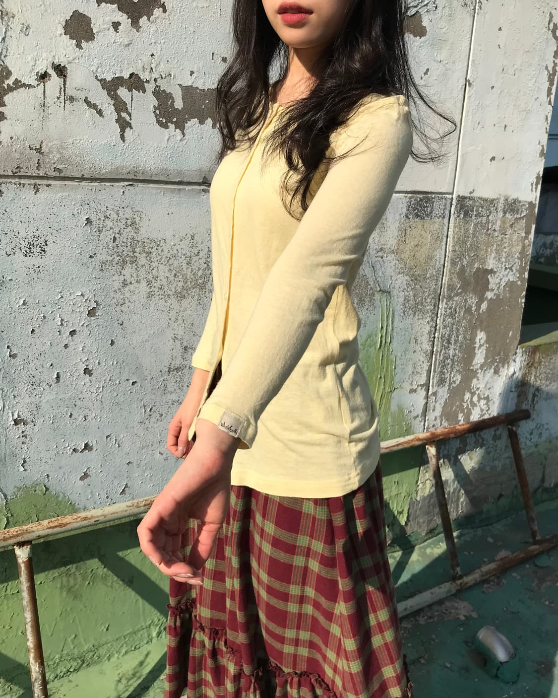 소프트 옐로우 가디건 상품이미지4