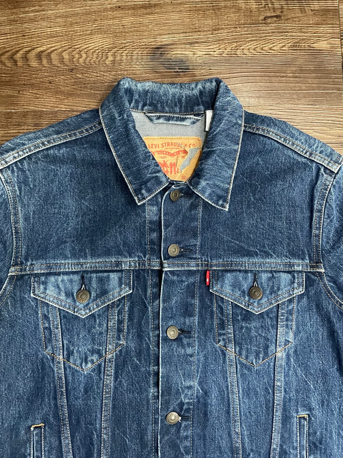 리바이스 트러커 데님 자켓 청자켓 딥인디고 상품이미지2