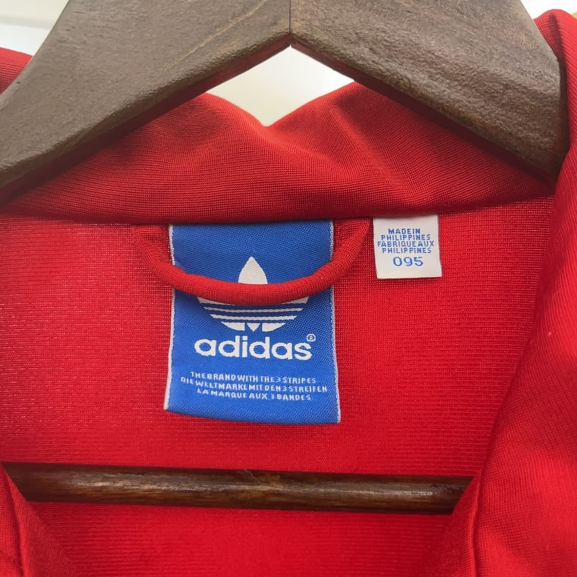 아디다스 올드스쿨 파이어버드 다크레드 트랙탑 져지 집업 95 C06894 상품이미지4