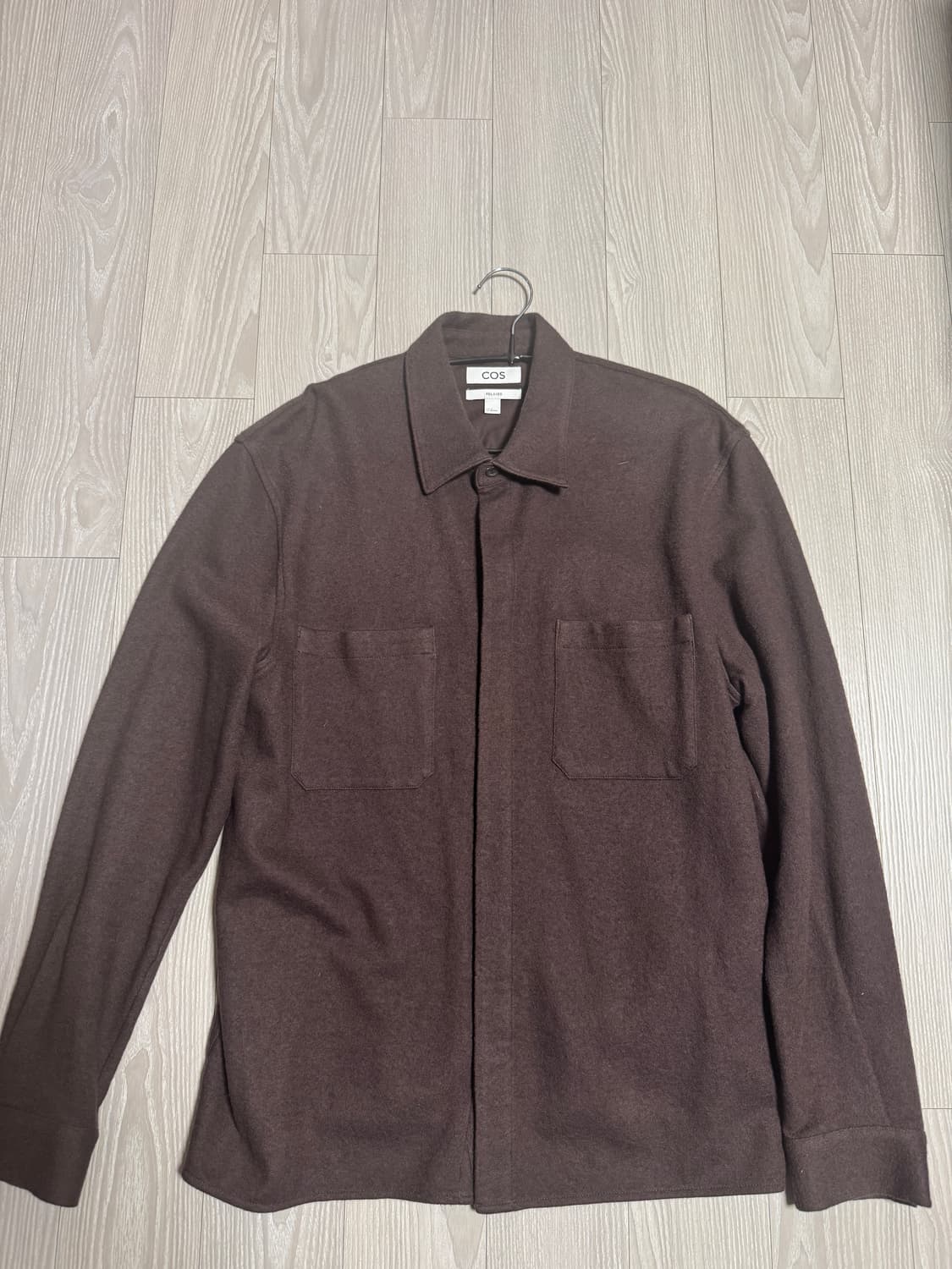 코스 / 코튼 울 브라운 셔츠 / M 상품이미지1