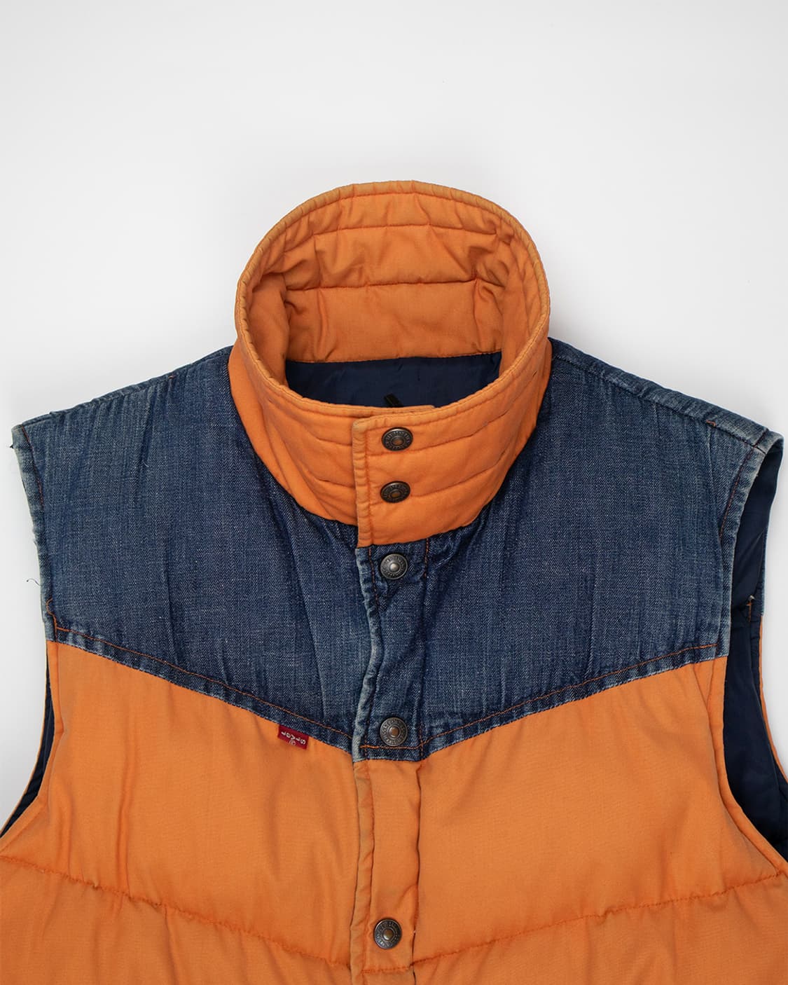 00's 리바이스 레드 데님 다운 베스트 상품이미지3