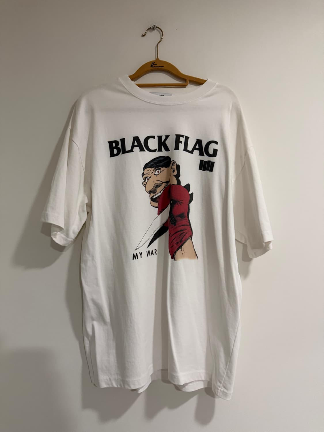 엘그레이 펑크 밴드 Black Flag 오마주 그래픽 티셔츠 상품이미지1