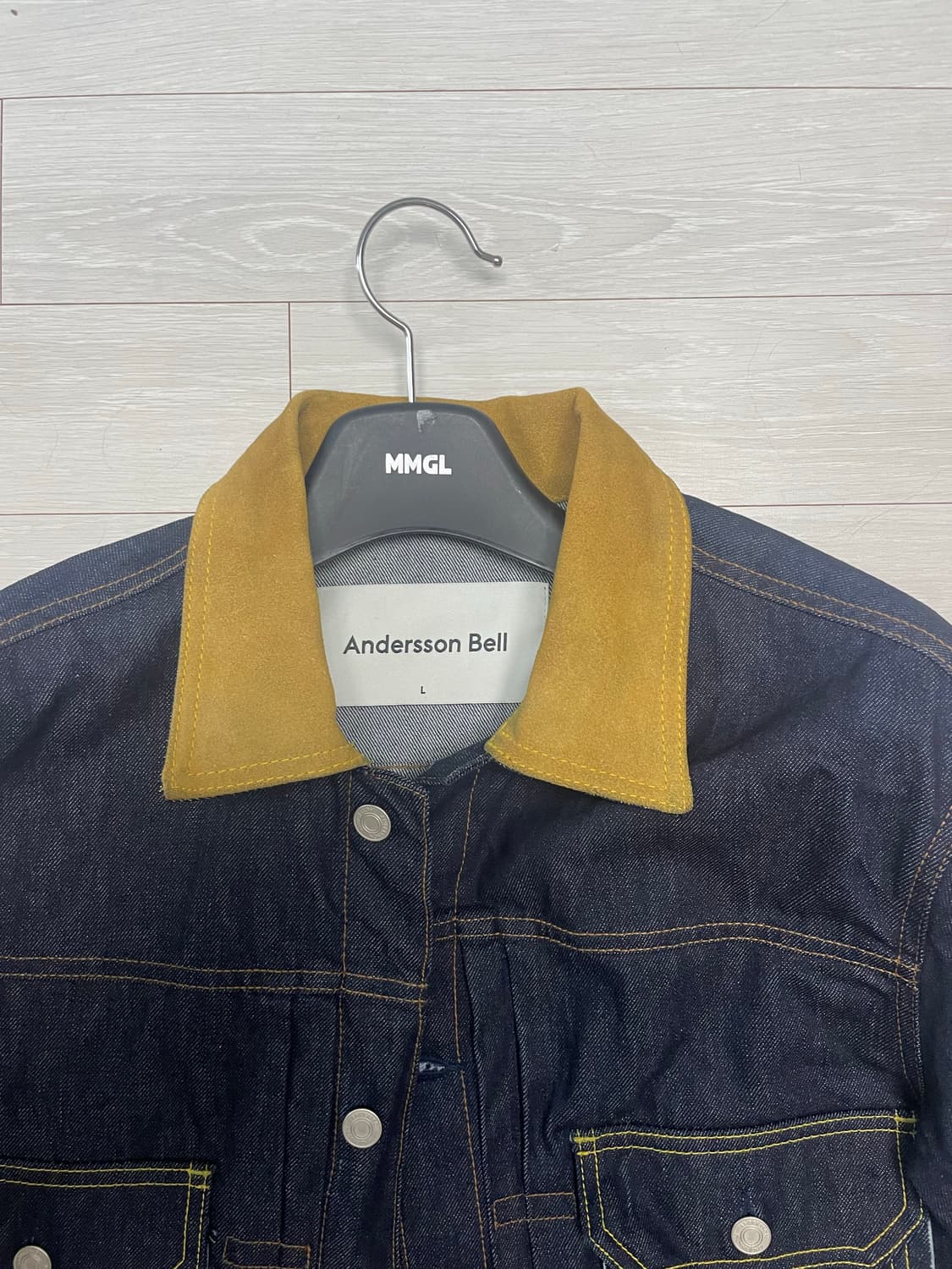 앤더슨벨 인디고 데님 트러커 자켓 awa477m(INDIGO) 상품이미지2