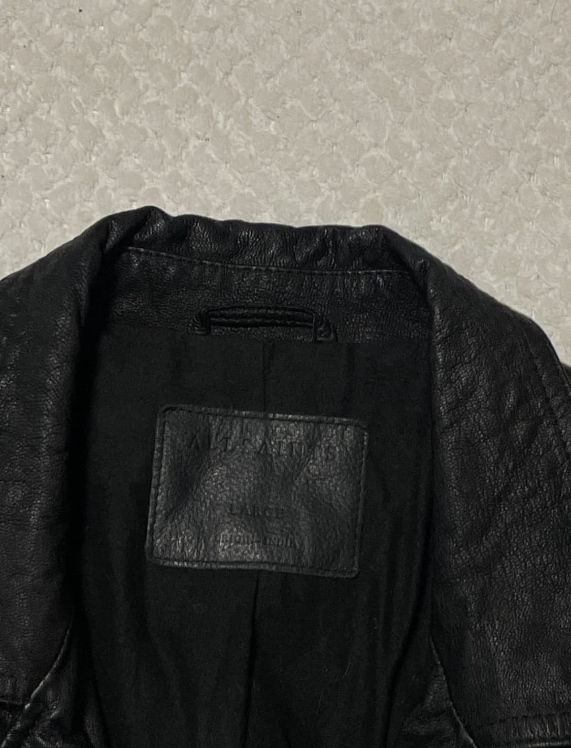 ALL SAINTS 올 세인츠 웨스턴 무드 쿠시로 바이 커 레더 자켓 상품이미지3