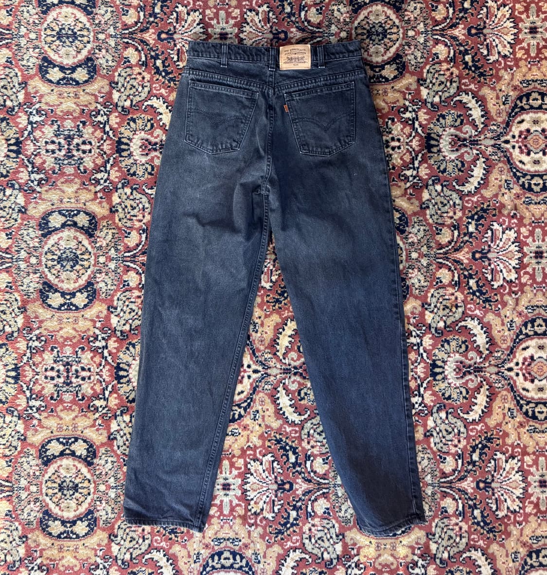 90s 빈티지 리바이스 오렌지탭 블랙 데님 블랙진 32(30~) 675 상품이미지2
